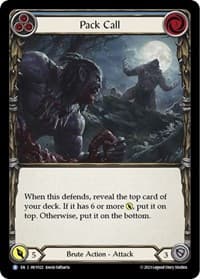 Pack Call (Blue) - Heavy Hitters - Flesh and Blood TCG card