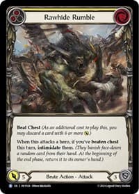 Rawhide Rumble (Yellow) - Heavy Hitters - Flesh and Blood TCG card