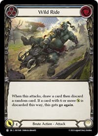 Wild Ride (Blue) - Heavy Hitters - Flesh and Blood TCG card