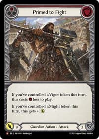 Primed to Fight - Heavy Hitters - Flesh and Blood TCG card
