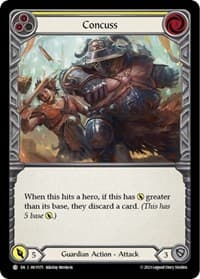 Concuss (Yellow) - Heavy Hitters - Flesh and Blood TCG card
