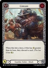 Concuss (Blue) - Heavy Hitters - Flesh and Blood TCG card