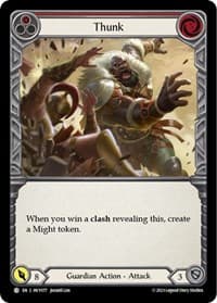 Thunk (Red) - Heavy Hitters - Flesh and Blood TCG card