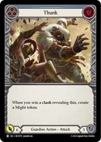 Thunk (Blue) - Heavy Hitters - Flesh and Blood TCG card