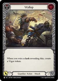 Wallop (Red) - Heavy Hitters - Flesh and Blood TCG card