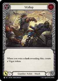 Wallop (Yellow) - Heavy Hitters - Flesh and Blood TCG card