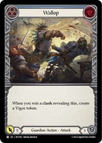 Wallop (Blue) - Heavy Hitters - Flesh and Blood TCG card