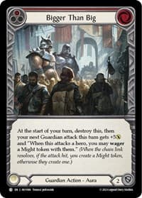 Bigger Than Big (Red) - Heavy Hitters - Flesh and Blood TCG card