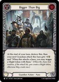 Bigger Than Big (Yellow) - Heavy Hitters - Flesh and Blood TCG card