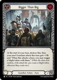 Bigger Than Big (Blue) - Heavy Hitters - Flesh and Blood TCG card
