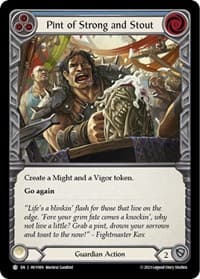 Pint of Strong and Stout - Heavy Hitters - Flesh and Blood TCG card