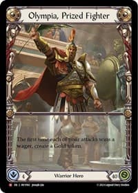 Olympia, Prized Fighter - Heavy Hitters - Flesh and Blood TCG card