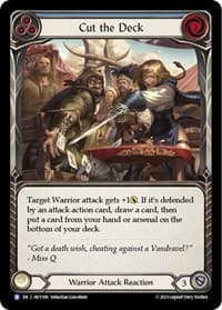 Cut the Deck (Blue) - Heavy Hitters - Flesh and Blood TCG card