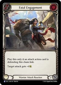 Fatal Engagement (Yellow) - Heavy Hitters - Flesh and Blood TCG card