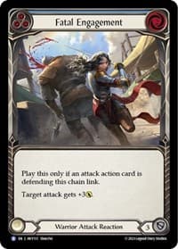 Fatal Engagement (Blue) - Heavy Hitters - Flesh and Blood TCG card