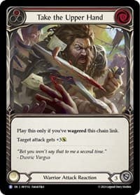 Take the Upper Hand (Red) - Heavy Hitters - Flesh and Blood TCG card