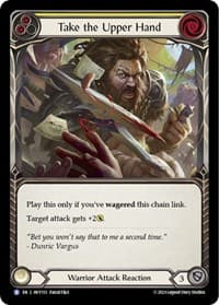 Take the Upper Hand (Yellow) - Heavy Hitters - Flesh and Blood TCG card