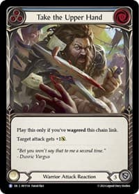 Take the Upper Hand (Blue) - Heavy Hitters - Flesh and Blood TCG card