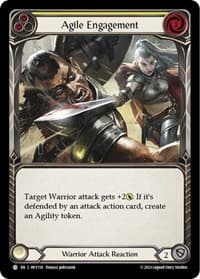 Agile Engagement (Yellow) - Heavy Hitters - Flesh and Blood TCG card