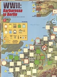 Barbarossa to Berlin Deluxe Map - GMT Games - Boardgames card
