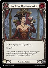 Goblet of Bloodrun Wine - Heavy Hitters - Flesh and Blood TCG card