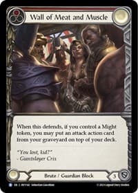 Wall of Meat and Muscle - Heavy Hitters - Flesh and Blood TCG card