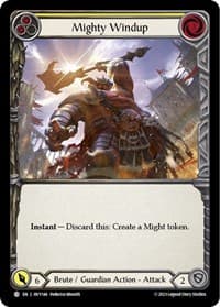 Mighty Windup (Yellow) - Heavy Hitters - Flesh and Blood TCG card