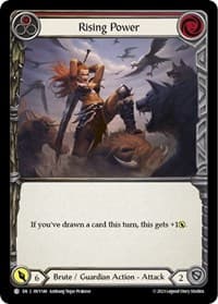 Rising Power (Red) - Heavy Hitters - Flesh and Blood TCG card