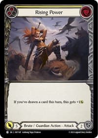 Rising Power (Yellow) - Heavy Hitters - Flesh and Blood TCG card