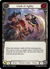 Clash of Agility (Red) - Heavy Hitters - Flesh and Blood TCG card