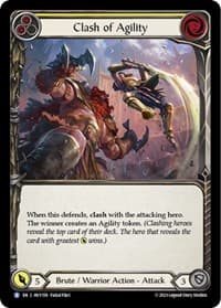 Clash of Agility (Yellow) - Heavy Hitters - Flesh and Blood TCG card
