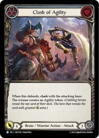 Clash of Agility (Blue) - Heavy Hitters - Flesh and Blood TCG card