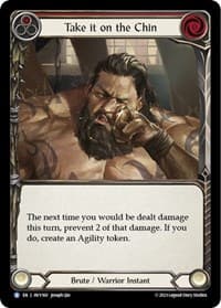 Take it on the Chin - Heavy Hitters - Flesh and Blood TCG card