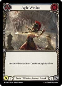 Agile Windup (Blue) - Heavy Hitters - Flesh and Blood TCG card