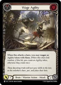 Wage Agility (Red) - Heavy Hitters - Flesh and Blood TCG card