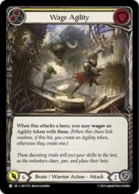 Wage Agility (Yellow) - Heavy Hitters - Flesh and Blood TCG card