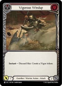 Vigorous Windup (Red) - Heavy Hitters - Flesh and Blood TCG card