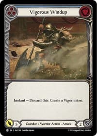 Vigorous Windup (Blue) - Heavy Hitters - Flesh and Blood TCG card
