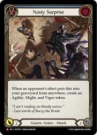 Nasty Surprise - Heavy Hitters - Flesh and Blood TCG card