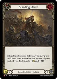 Standing Order - Heavy Hitters - Flesh and Blood TCG card