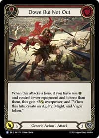 Down But Not Out (Red) - Heavy Hitters - Flesh and Blood TCG card