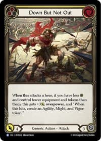 Down But Not Out (Yellow) - Heavy Hitters - Flesh and Blood TCG card