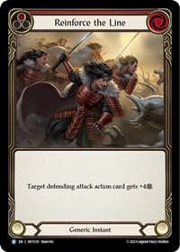 Reinforce the Line (Red) - Heavy Hitters - Flesh and Blood TCG card
