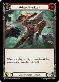Adrenaline Rush (Red) - Heavy Hitters - Flesh and Blood TCG card