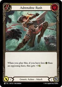 Adrenaline Rush (Yellow) - Heavy Hitters - Flesh and Blood TCG card