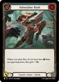 Adrenaline Rush (Blue) - Heavy Hitters - Flesh and Blood TCG card