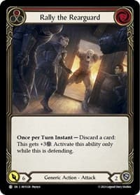 Rally the Rearguard (Red) - Heavy Hitters - Flesh and Blood TCG card