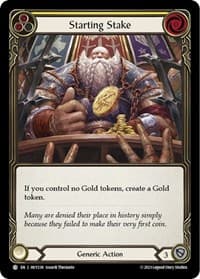 Starting Stake - Heavy Hitters - Flesh and Blood TCG card