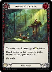 Ancestral Harmony - Heavy Hitters - Flesh and Blood TCG card