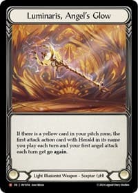 Luminaris, Angel's Glow - Heavy Hitters - Flesh and Blood TCG card